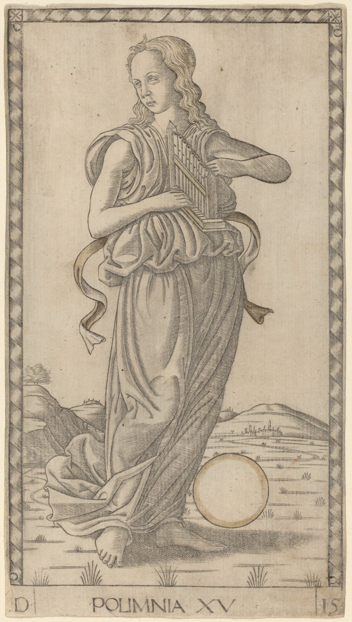 Polimnia (polyhymnia) tekijältä Master of the E Series Tarocchi