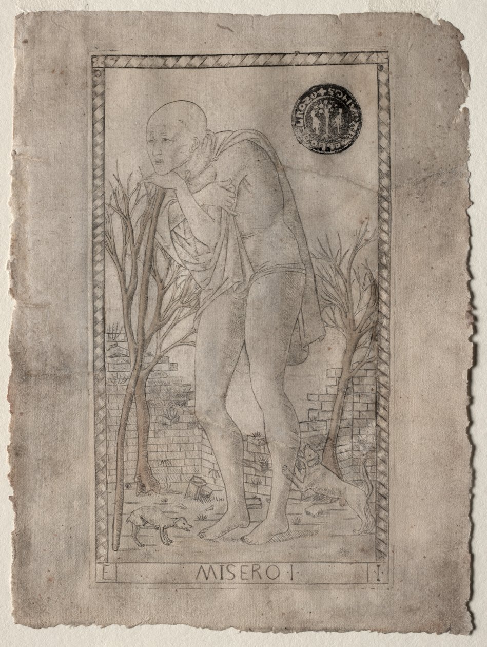 Tarot, ennen vuotta 1467. tekijältä Master of the E Series Tarocchi