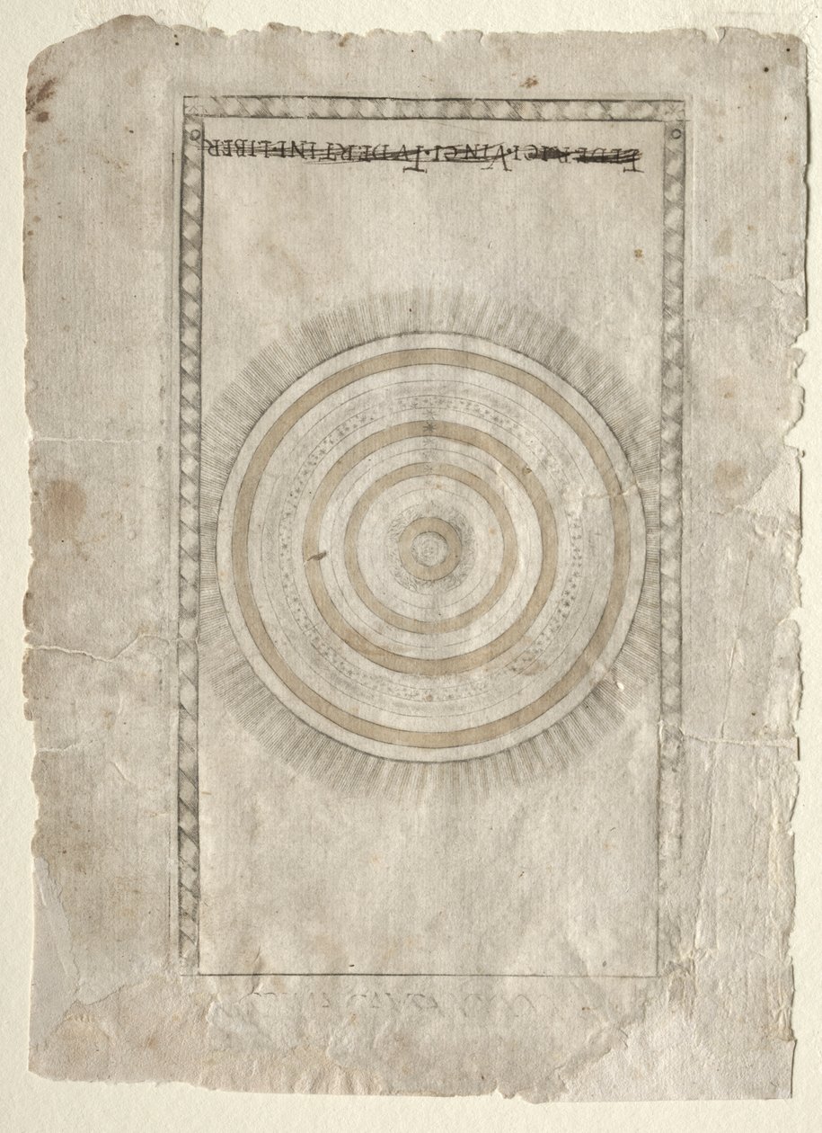 The Empyrean Sphere Tarocchista, sarja A..., ennen vuotta 1467. tekijältä Master of the E Series Tarocchi