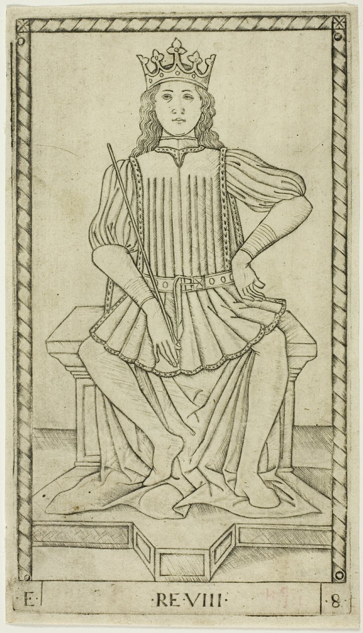 Kuningas, kahdeksas levy The Ranks and Conditions of Men -sarjasta tekijältä Master of the E Series Tarocchi