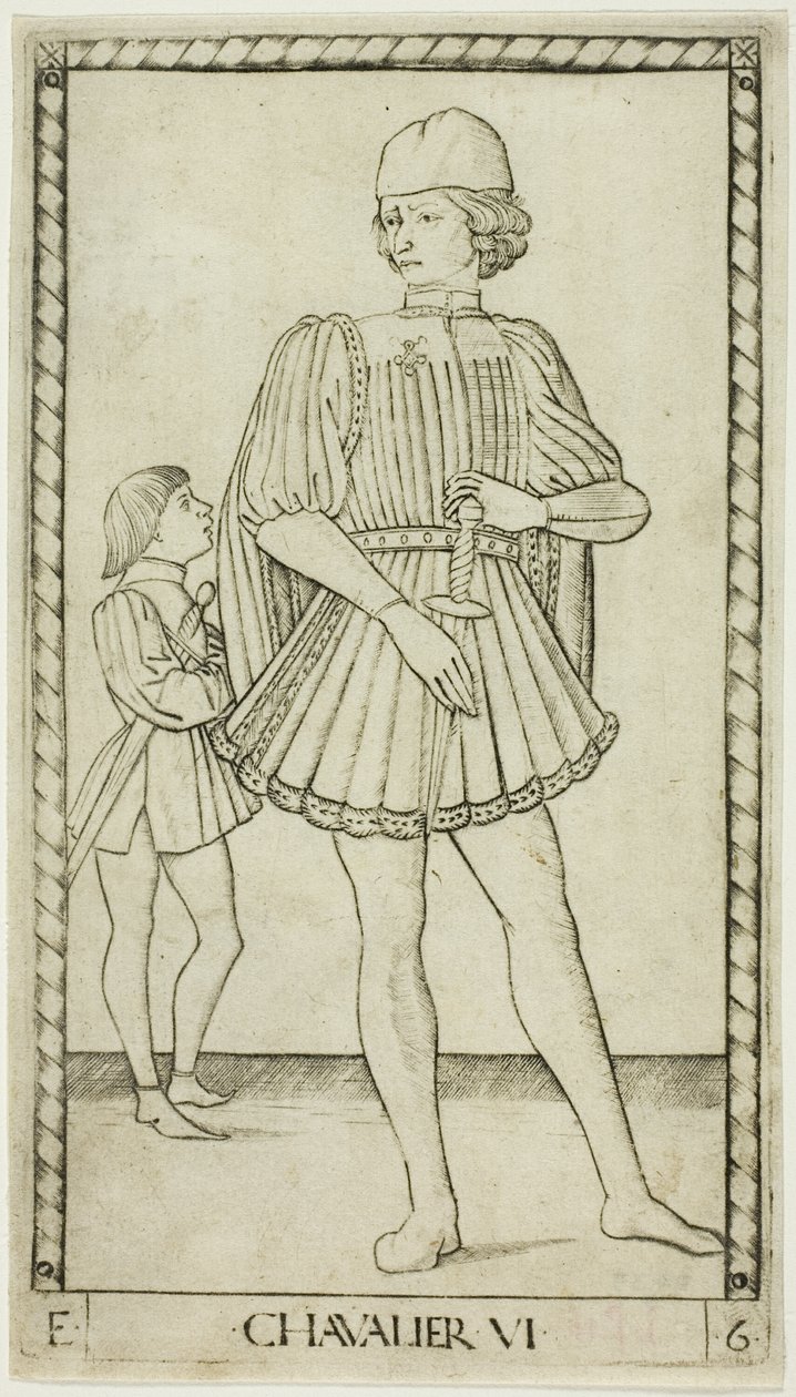 The Knight, levy kuusi julkaisusta The Ranks and Conditions of Men tekijältä Master of the E Series Tarocchi