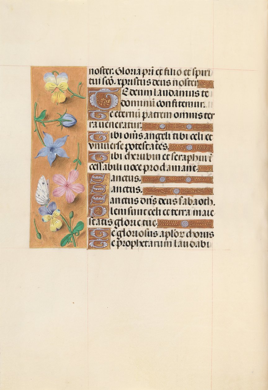 Kuningatar Isabella Katolisen, Espanjan kuningatar: Fol. 112v, c. 1500. tekijältä Master of the First Prayerbook of Maximillian