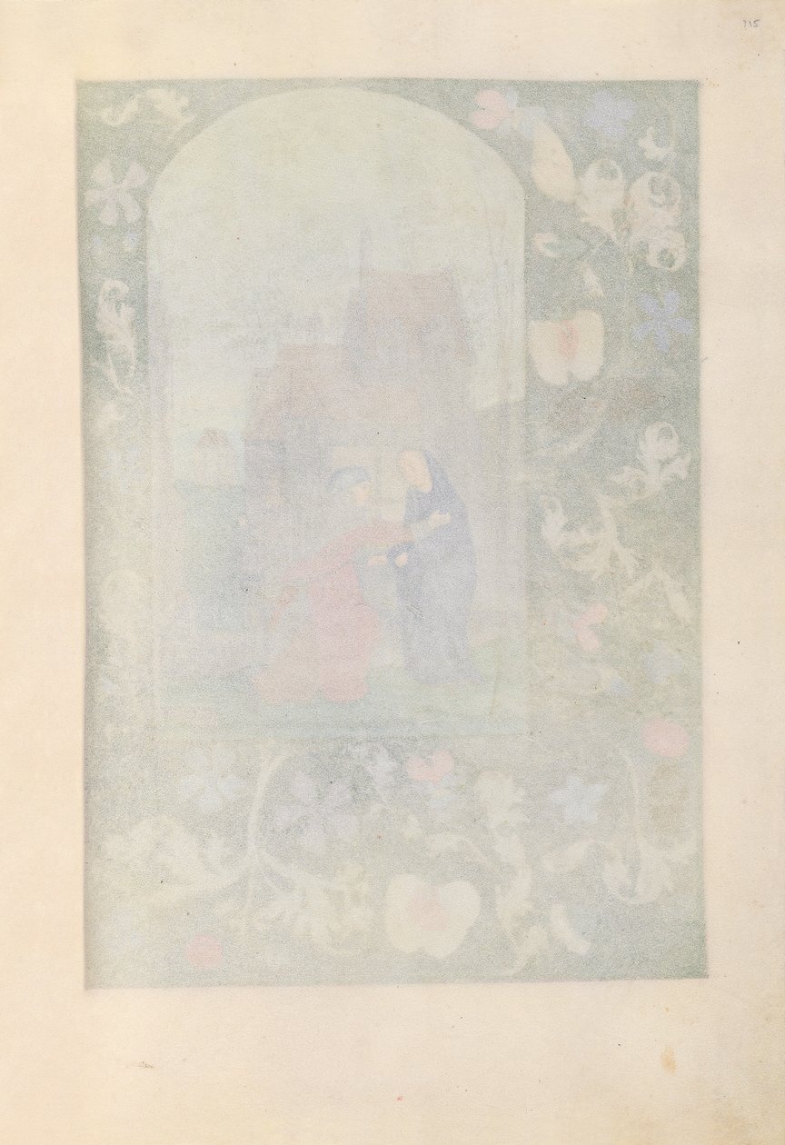 Kuningatar Isabella Katolisen, Espanjan kuningatar: Fol. 115r, c. 1500. tekijältä Master of the First Prayerbook of Maximillian