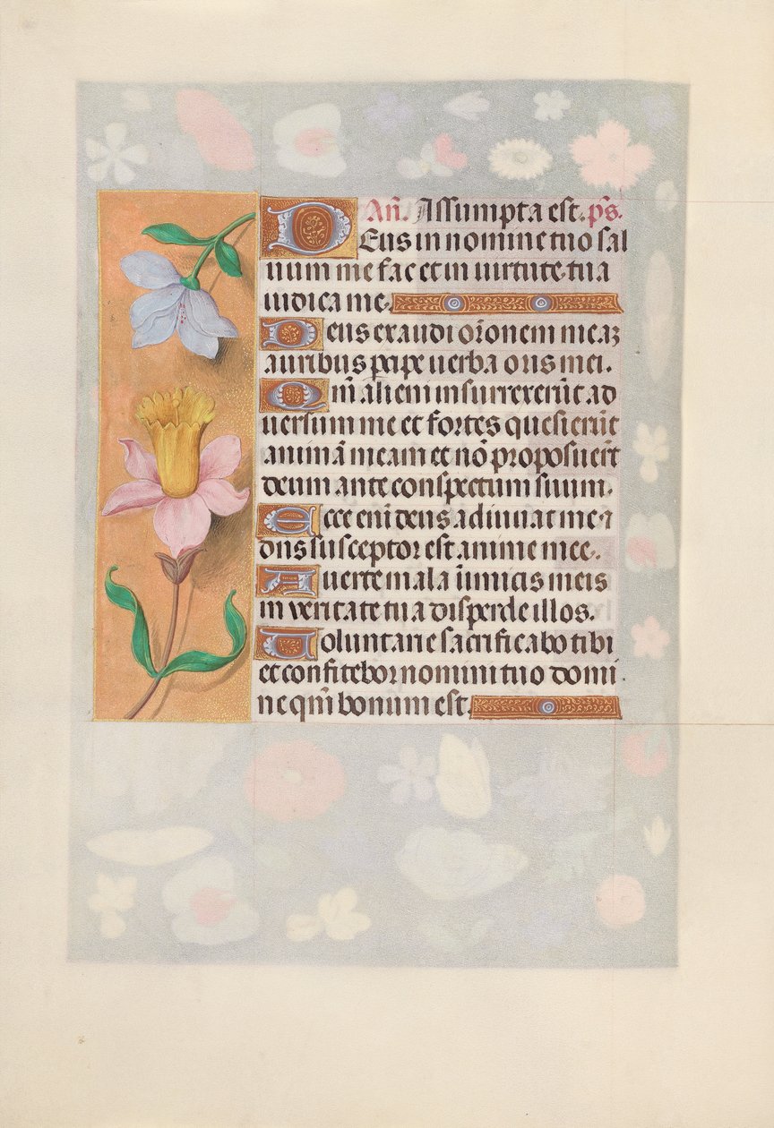 Kuningatar Isabella Katolisen, Espanjan kuningatar: Fol. 127v, c. 1500. tekijältä Master of the First Prayerbook of Maximillian