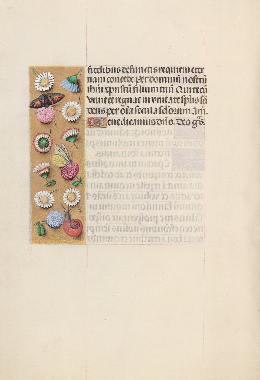 Kuningatar Isabella Katolisen, Espanjan kuningatar: Fol. 135v, c. 1500. tekijältä Master of the First Prayerbook of Maximillian