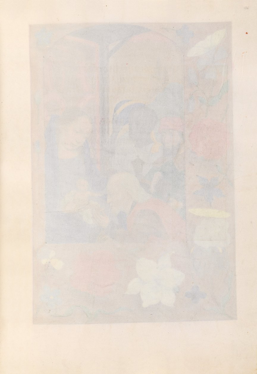 Kuningatar Isabella Katolisen, Espanjan kuningatar: Fol. 136r, c. 1500. tekijältä Master of the First Prayerbook of Maximillian