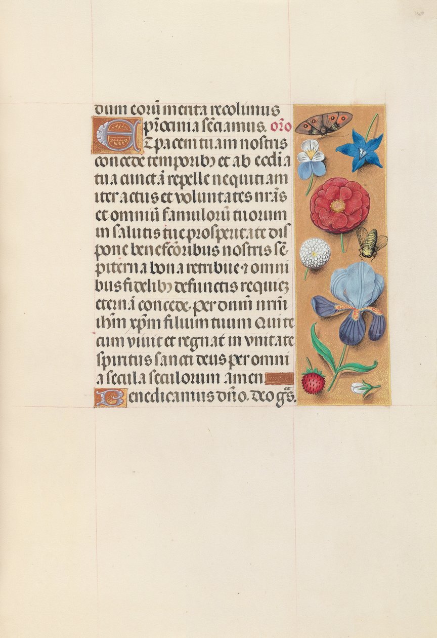 Kuningatar Isabella Katolisen, Espanjan kuningatar: Fol. 140r, c. 1500. tekijältä Master of the First Prayerbook of Maximillian