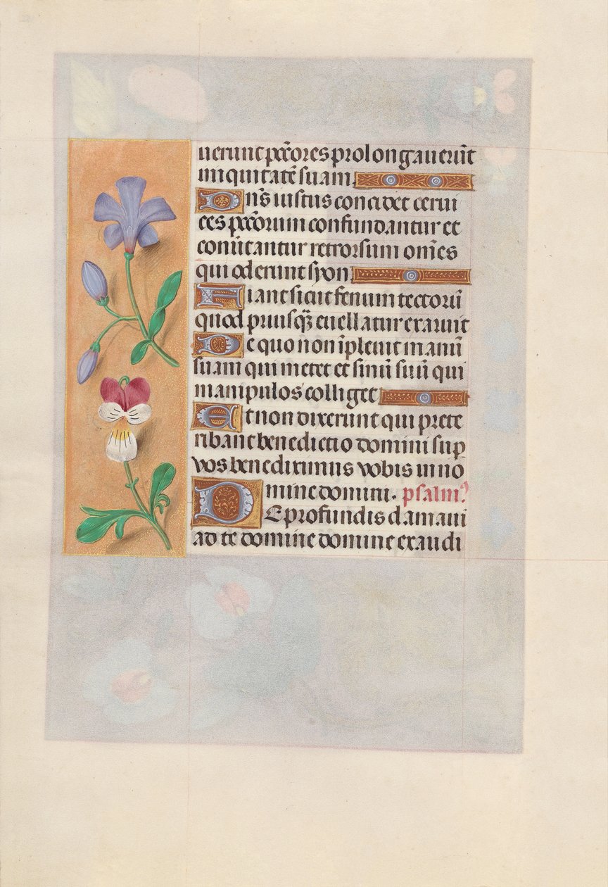 Kuningatar Isabella Katolisen, Espanjan kuningatar: Fol. 155v, c. 1500. tekijältä Master of the First Prayerbook of Maximillian