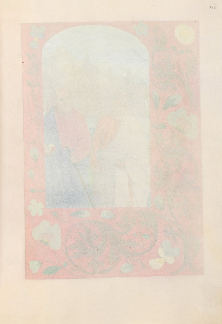 Kuningatar Isabella Katolisen, Espanjan kuningatar: Fol. 173r, c. 1500. tekijältä Master of the First Prayerbook of Maximillian