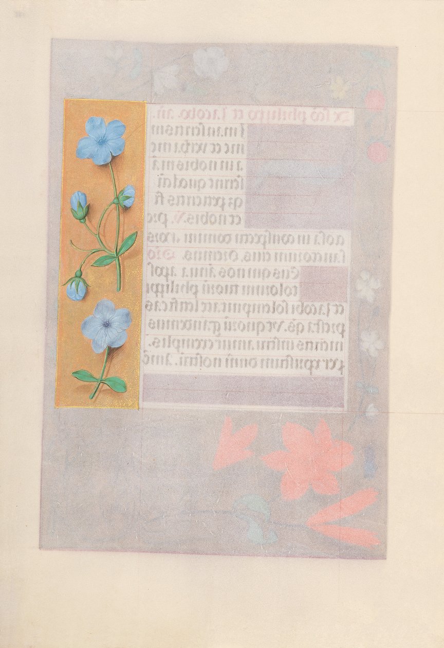 Kuningatar Isabella Katolisen, Espanjan kuningatar: Fol. 176v, c. 1500. tekijältä Master of the First Prayerbook of Maximillian
