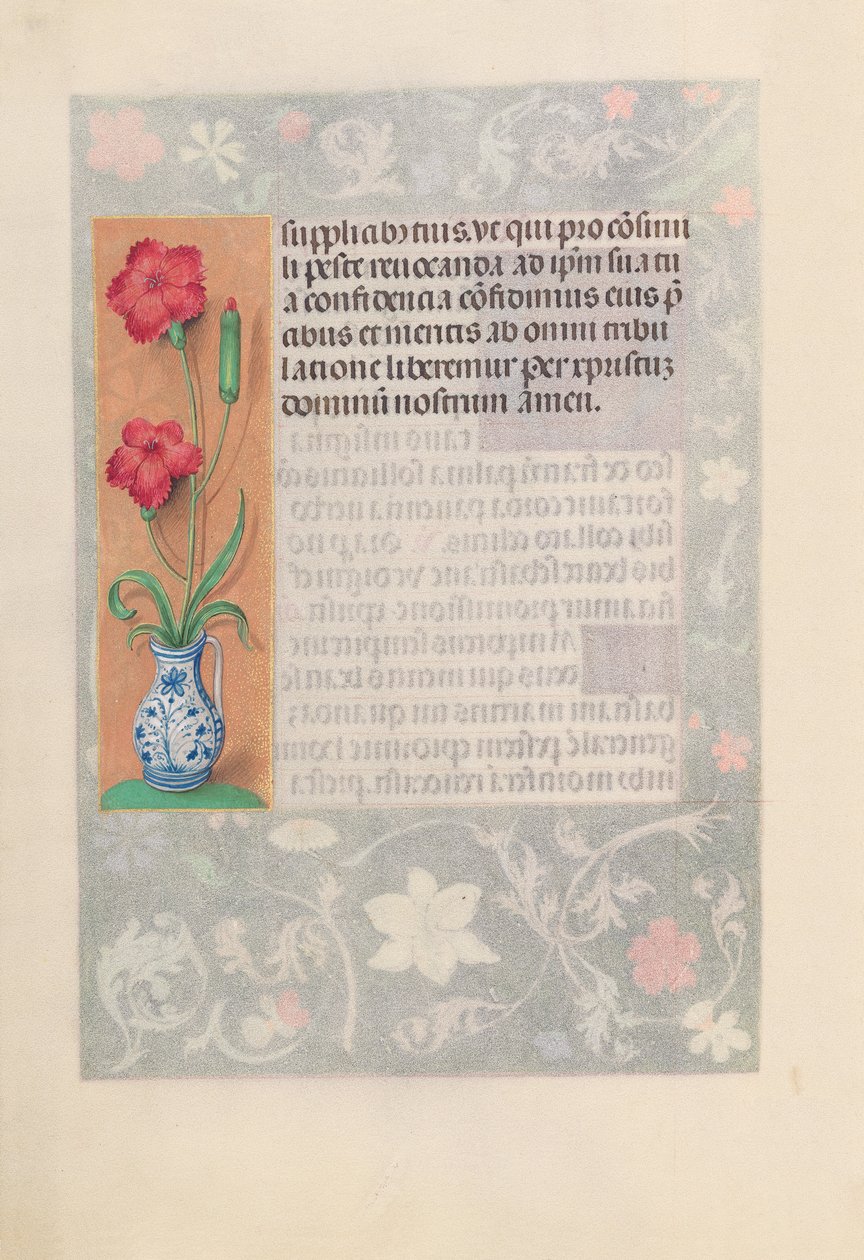 Kuningatar Isabella Katolisen, Espanjan kuningatar: Fol. 178v, c. 1500. tekijältä Master of the First Prayerbook of Maximillian