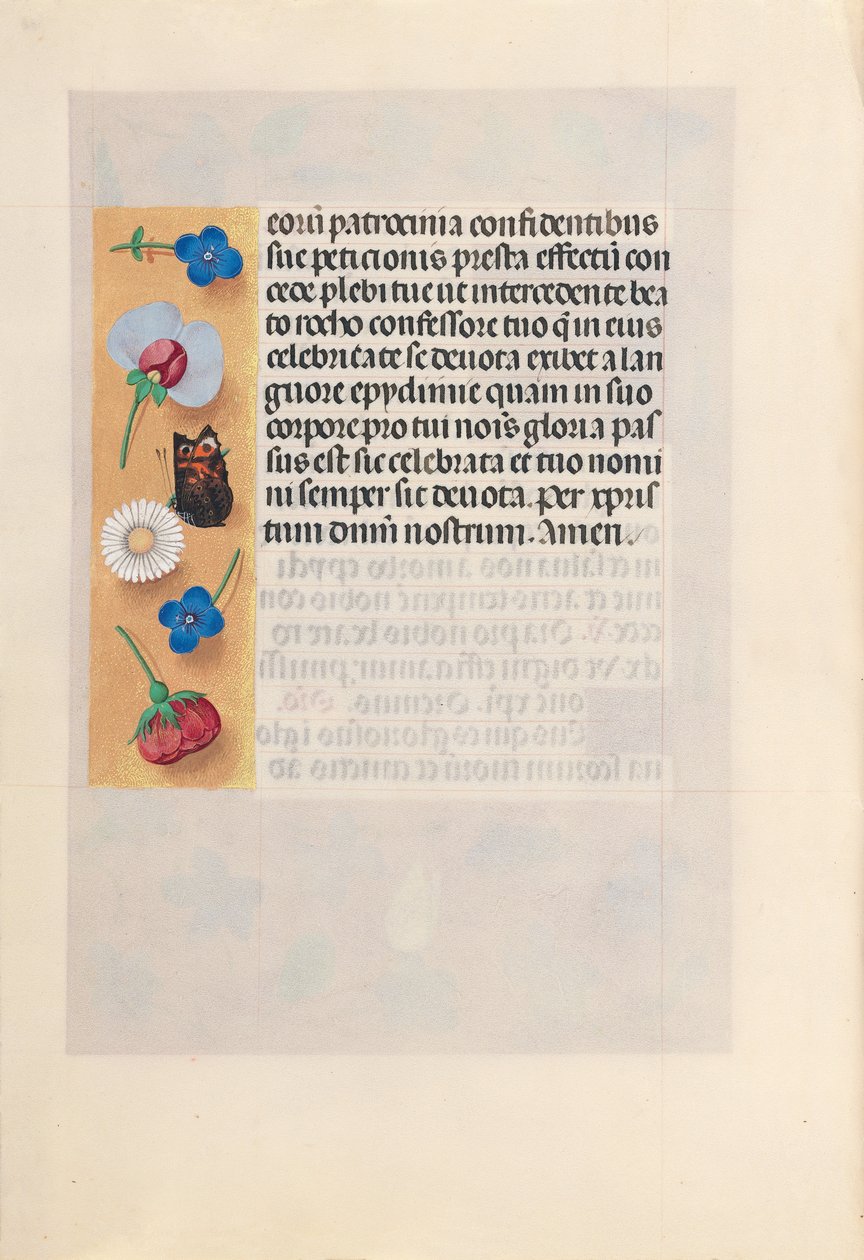 Kuningatar Isabella Katolisen, Espanjan kuningatar: Fol. 182v, c. 1500. tekijältä Master of the First Prayerbook of Maximillian