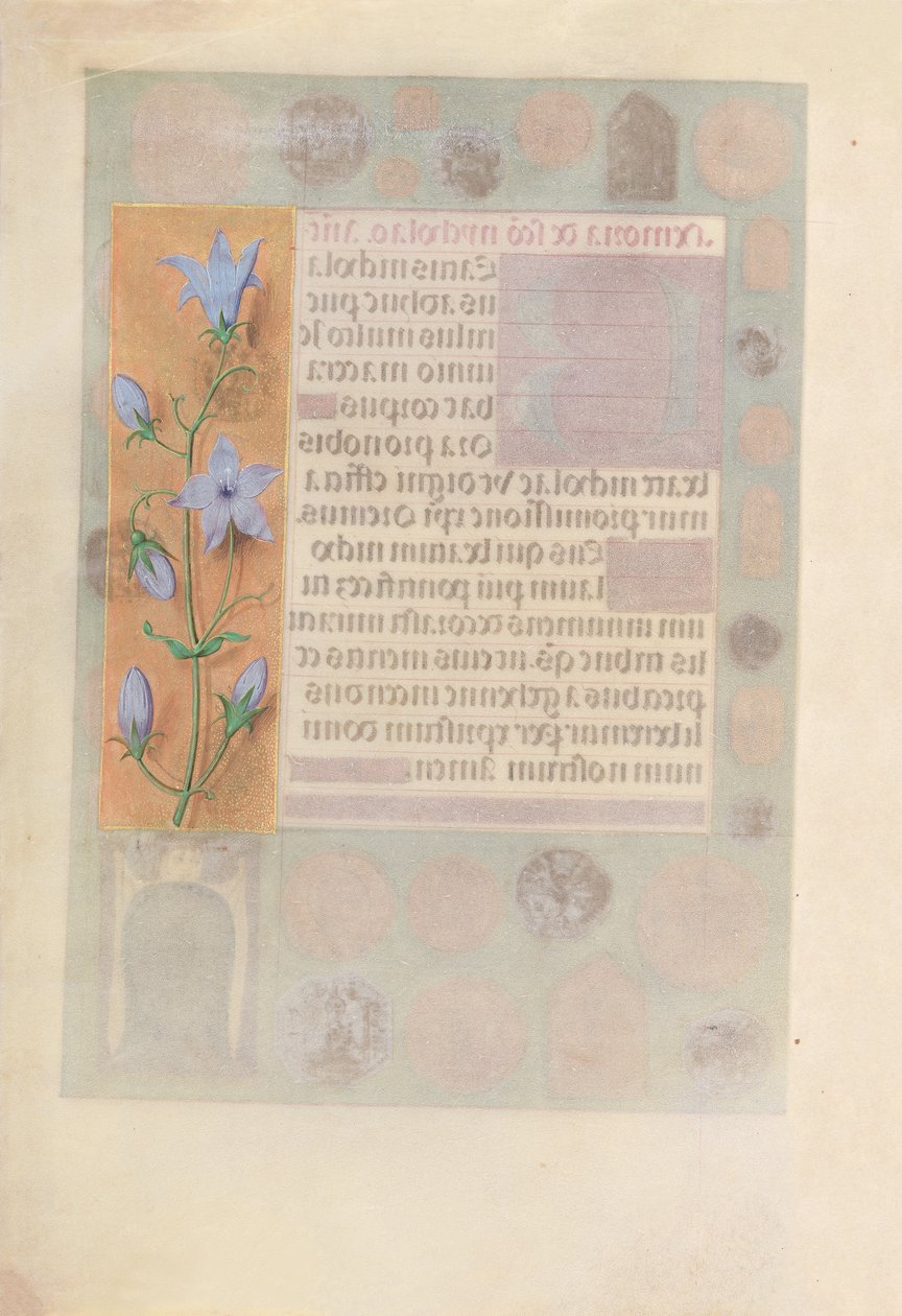 Kuningatar Isabella Katolisen, Espanjan kuningatar: Fol. 184v, c. 1500. tekijältä Master of the First Prayerbook of Maximillian