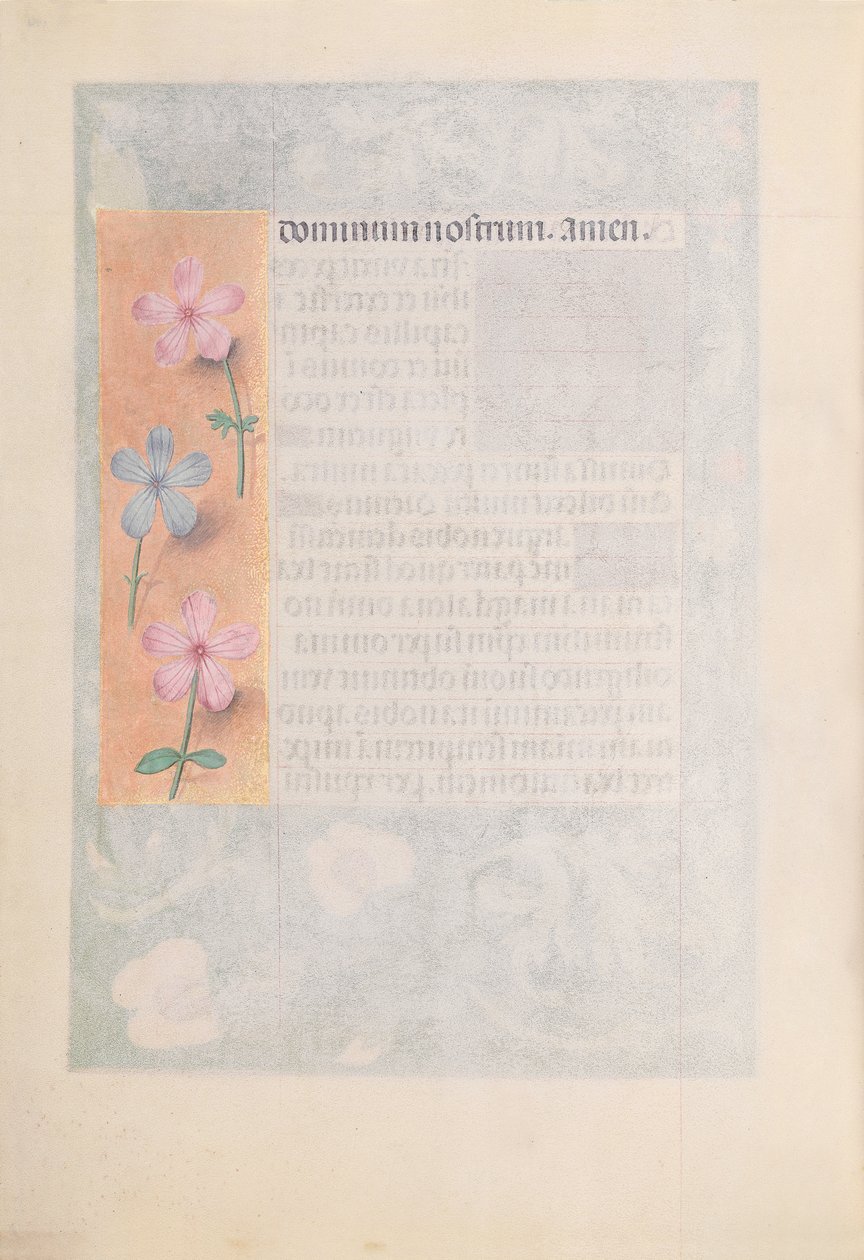 Kuningatar Isabella Katolisen, Espanjan kuningatar: Fol. 194v, c. 1500. tekijältä Master of the First Prayerbook of Maximillian
