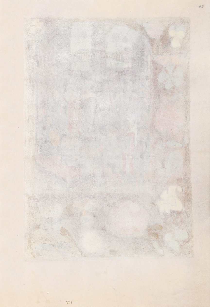 Kuningatar Isabella Katolisen, Espanjan kuningatar: Fol. 195r, c. 1500. tekijältä Master of the First Prayerbook of Maximillian