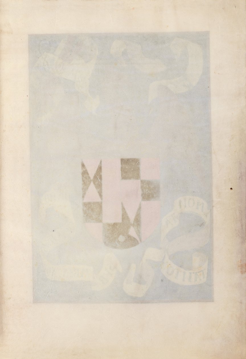 Kuningatar Isabella Katolisen, Espanjan kuningatar: Fol. 1r, c. 1500. tekijältä Master of the First Prayerbook of Maximillian