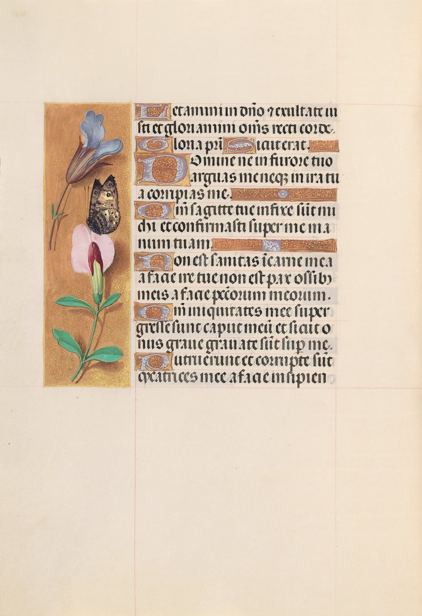 Kuningatar Isabella Katolisen, Espanjan kuningatar: Fol. 202v, c. 1500. tekijältä Master of the First Prayerbook of Maximillian