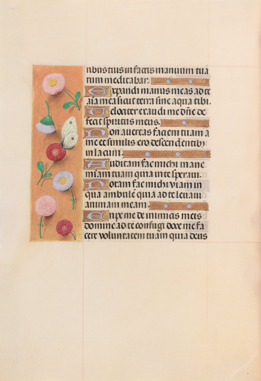 Kuningatar Isabella Katolisen, Espanjan kuningatar: Fol. 209v, c. 1500. tekijältä Master of the First Prayerbook of Maximillian