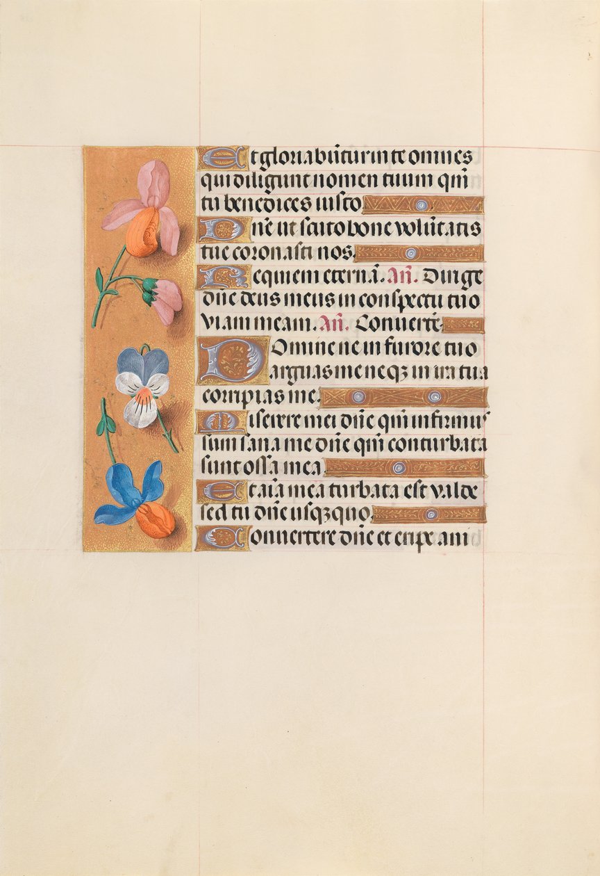Kuningatar Isabella Katolisen, Espanjan kuningatar: Fol. 228v, c. 1500. tekijältä Master of the First Prayerbook of Maximillian