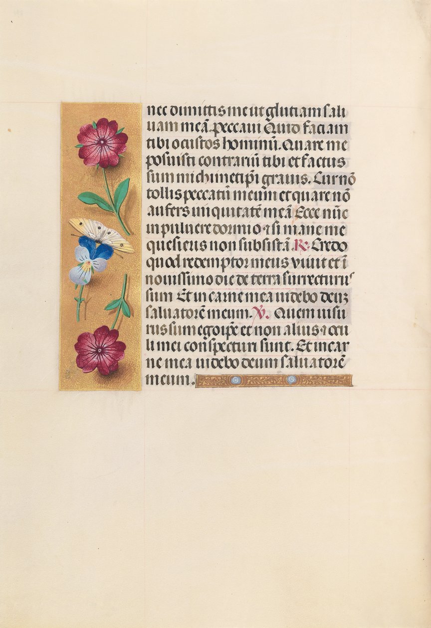 Kuningatar Isabella Katolisen, Espanjan kuningatar: Fol. 231v, c. 1500. tekijältä Master of the First Prayerbook of Maximillian