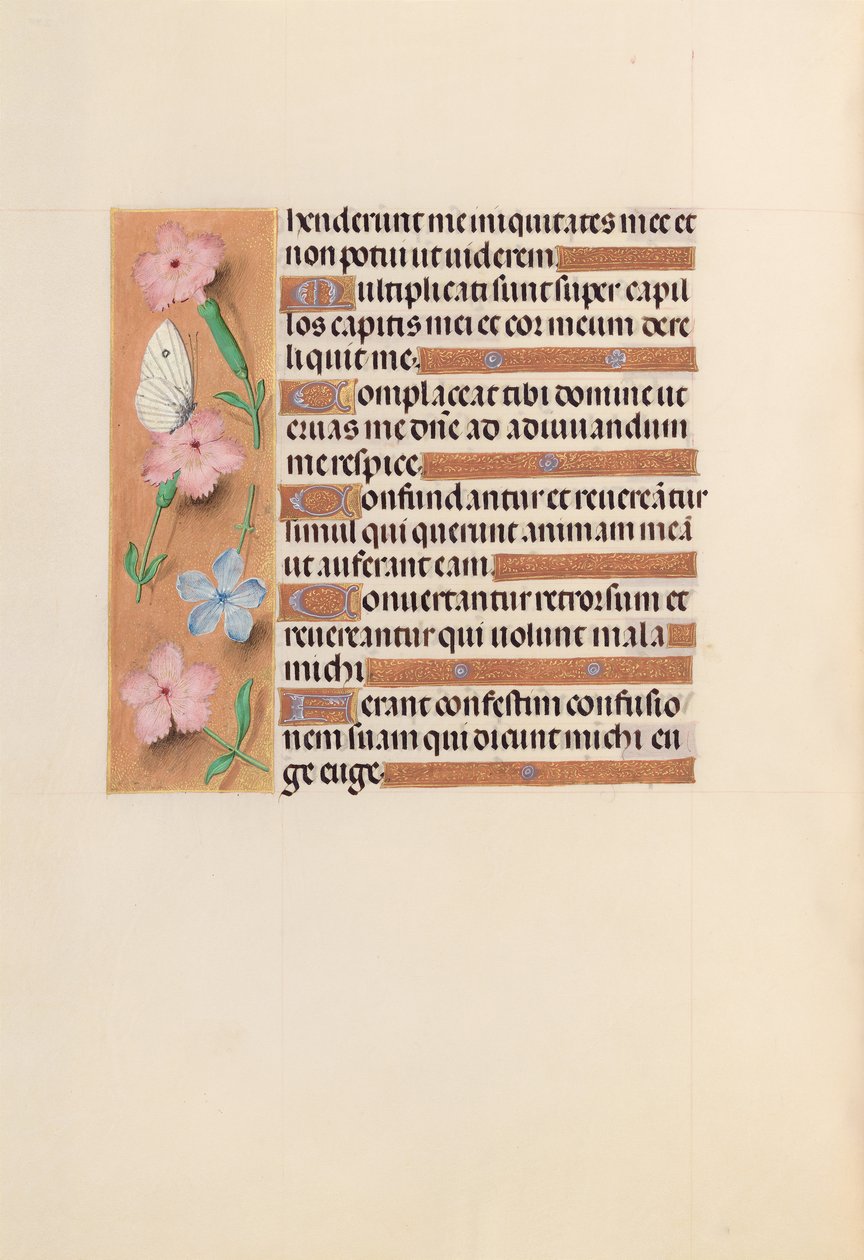 Kuningatar Isabella Katolisen, Espanjan kuningatar: Fol. 240v, c. 1500. tekijältä Master of the First Prayerbook of Maximillian