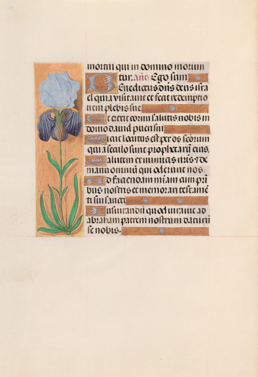 Kuningatar Isabella Katolisen, Espanjan kuningatar: Fol. 254v, c. 1500. tekijältä Master of the First Prayerbook of Maximillian
