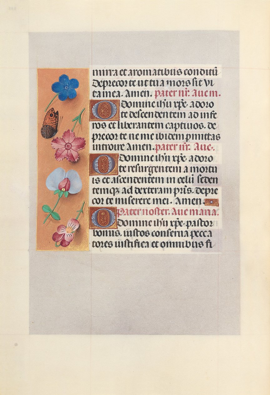 Kuningatar Isabella Katolisen, Espanjan kuningatar: Fol. 265v, c. 1500. tekijältä Master of the First Prayerbook of Maximillian