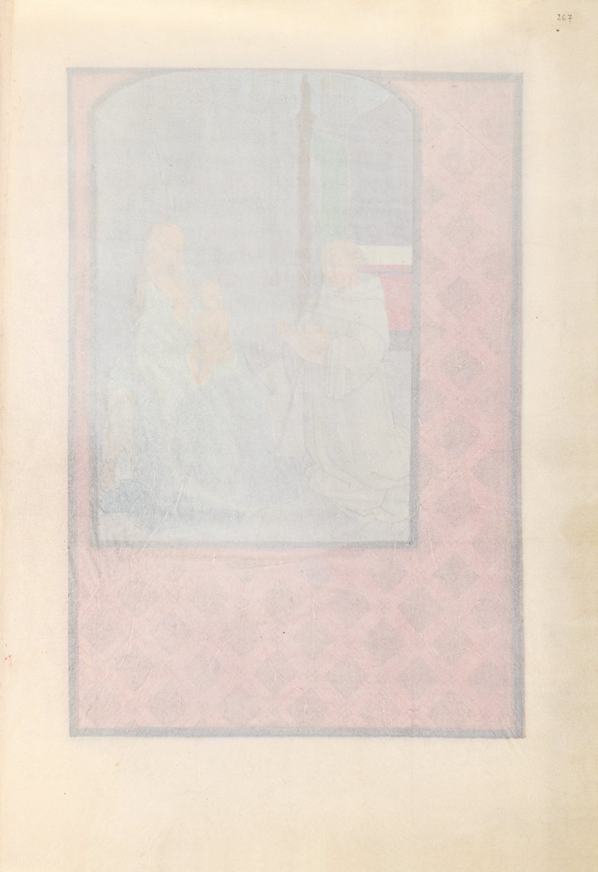 Kuningatar Isabella Katolisen, Espanjan kuningatar: Fol. 267r, c. 1500. tekijältä Master of the First Prayerbook of Maximillian