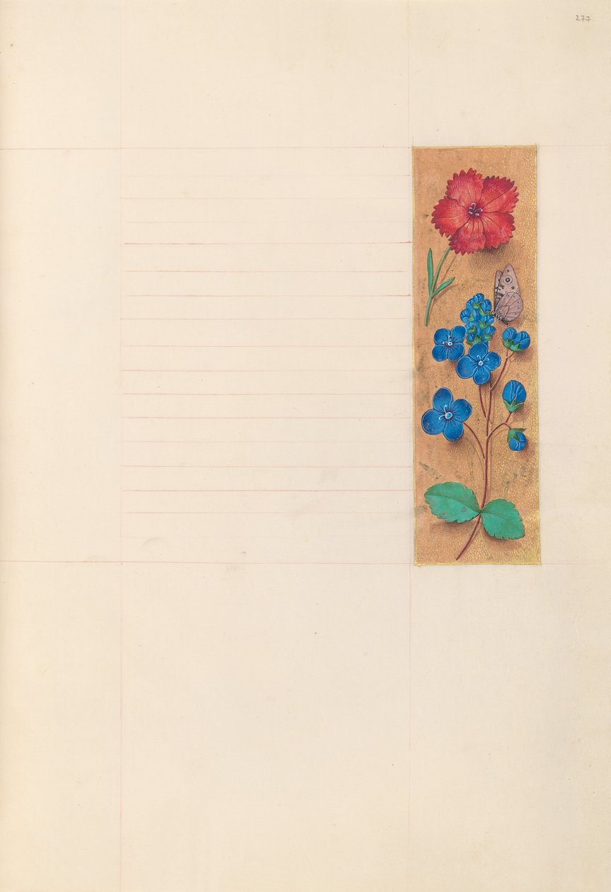 Kuningatar Isabella Katolisen, Espanjan kuningatar: Fol. 277r, c. 1500. tekijältä Master of the First Prayerbook of Maximillian