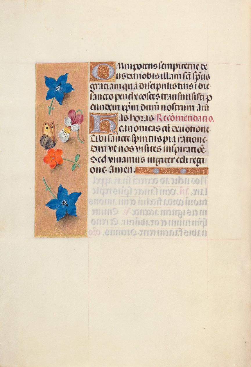 Kuningatar Isabella Katolisen, Espanjan kuningatar: Fol. 36v, c. 1500. tekijältä Master of the First Prayerbook of Maximillian