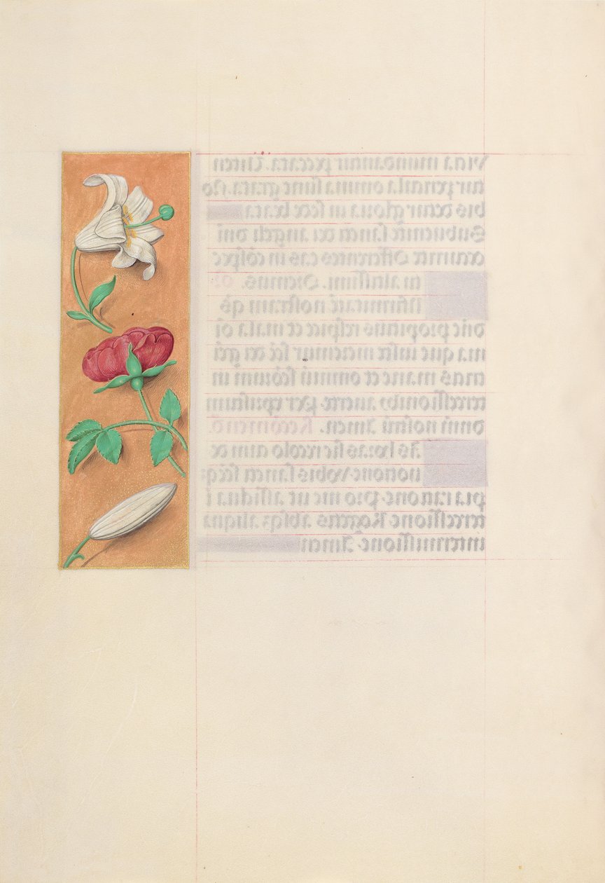 Kuningatar Isabella Katolisen, Espanjan kuningatar: Fol. 42v, c. 1500. tekijältä Master of the First Prayerbook of Maximillian