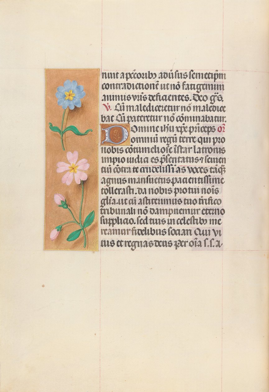 Kuningatar Isabella Katolisen, Espanjan kuningatar: Fol. 62v, c. 1500. tekijältä Master of the First Prayerbook of Maximillian