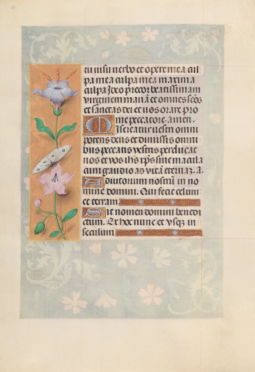 Kuningatar Isabella Katolisen, Espanjan kuningatar: Fol. 88v, c. 1500. tekijältä Master of the First Prayerbook of Maximillian