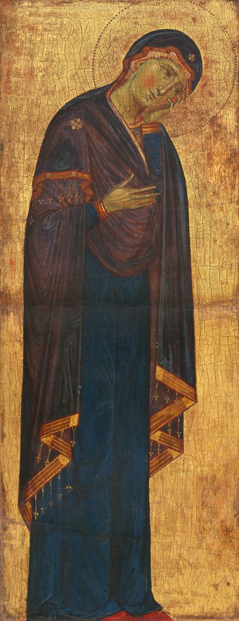 Sureva Madonna, n. 12701275. tekijältä Master of the Franciscan Crucifixes