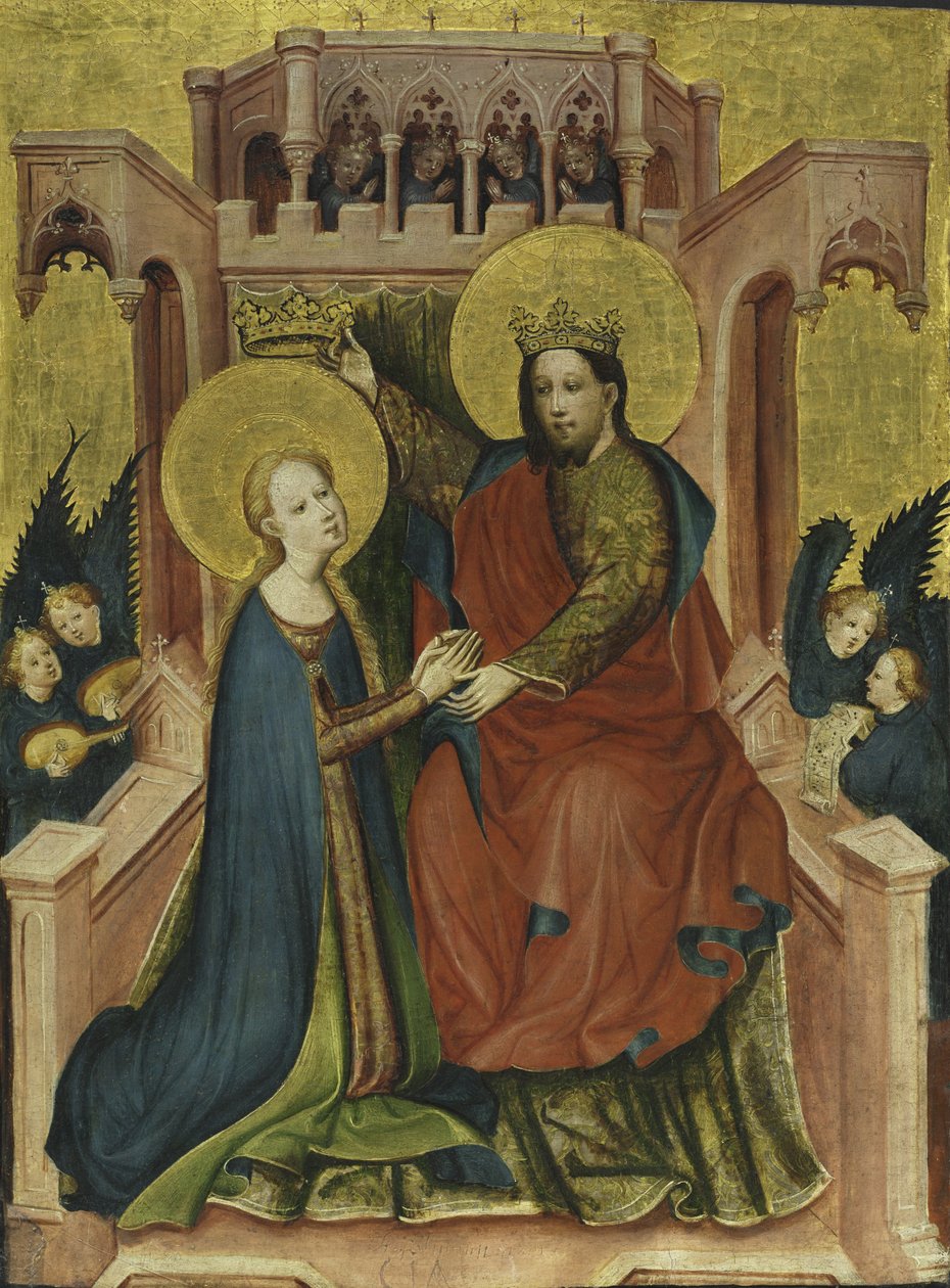 Neitsyt Marian kruunajaiset tekijältä Master of the Fröndenberg Altarpiece