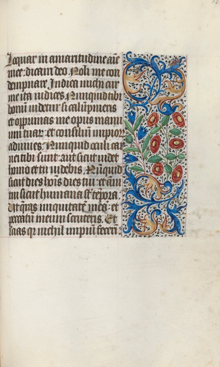 Tuntikirja Rouenin käyttö: fol. 116r, c. 1470. tekijältä Master of the Geneva Latini