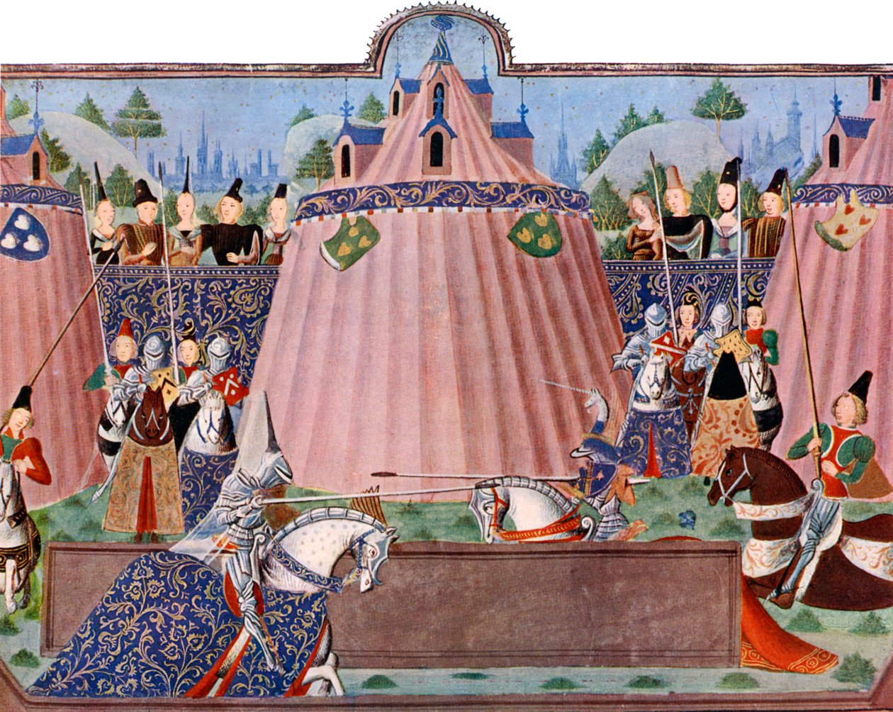 St Inglevertin kilpailut, Ranska, 1470-1475, c1900-1920 tekijältä Master of the Harley Froissart