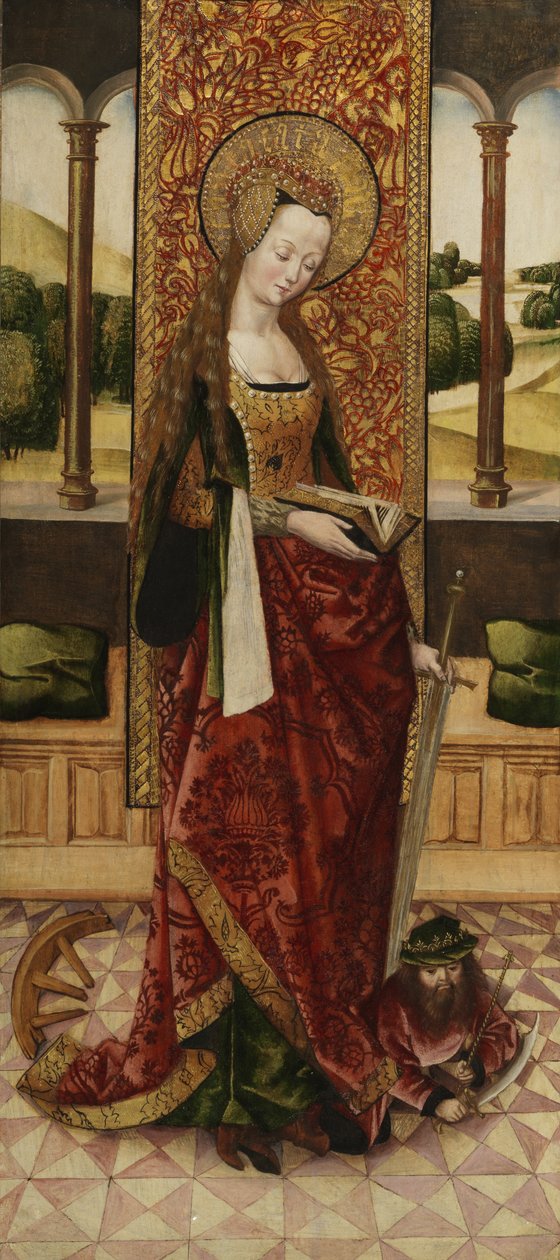 Pyhä Katariina tekijältä Master of the Lee Triptych