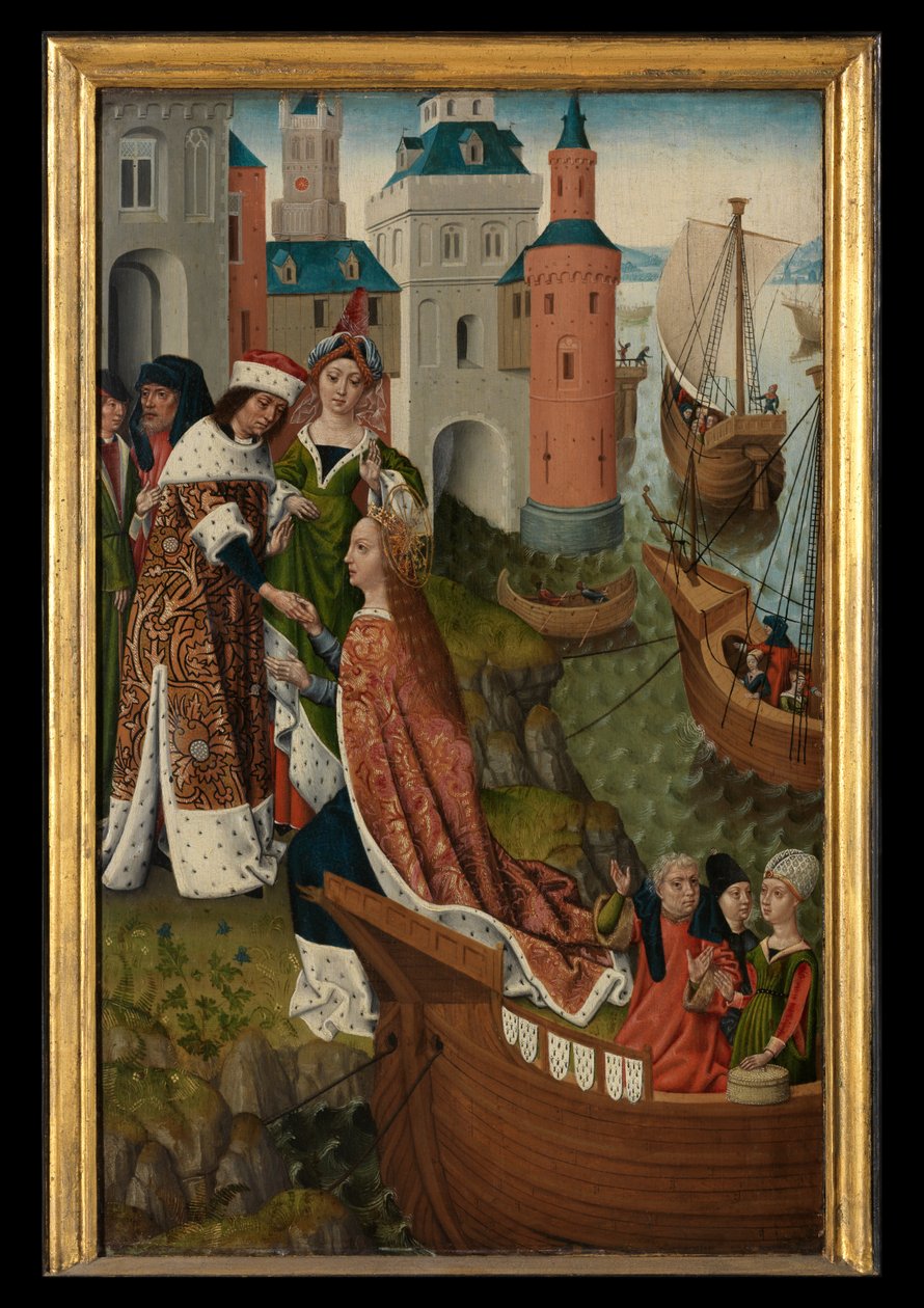 Paneeli Pyhän Ursulan legendasta tekijältä Master of the Legend of St. Ursula