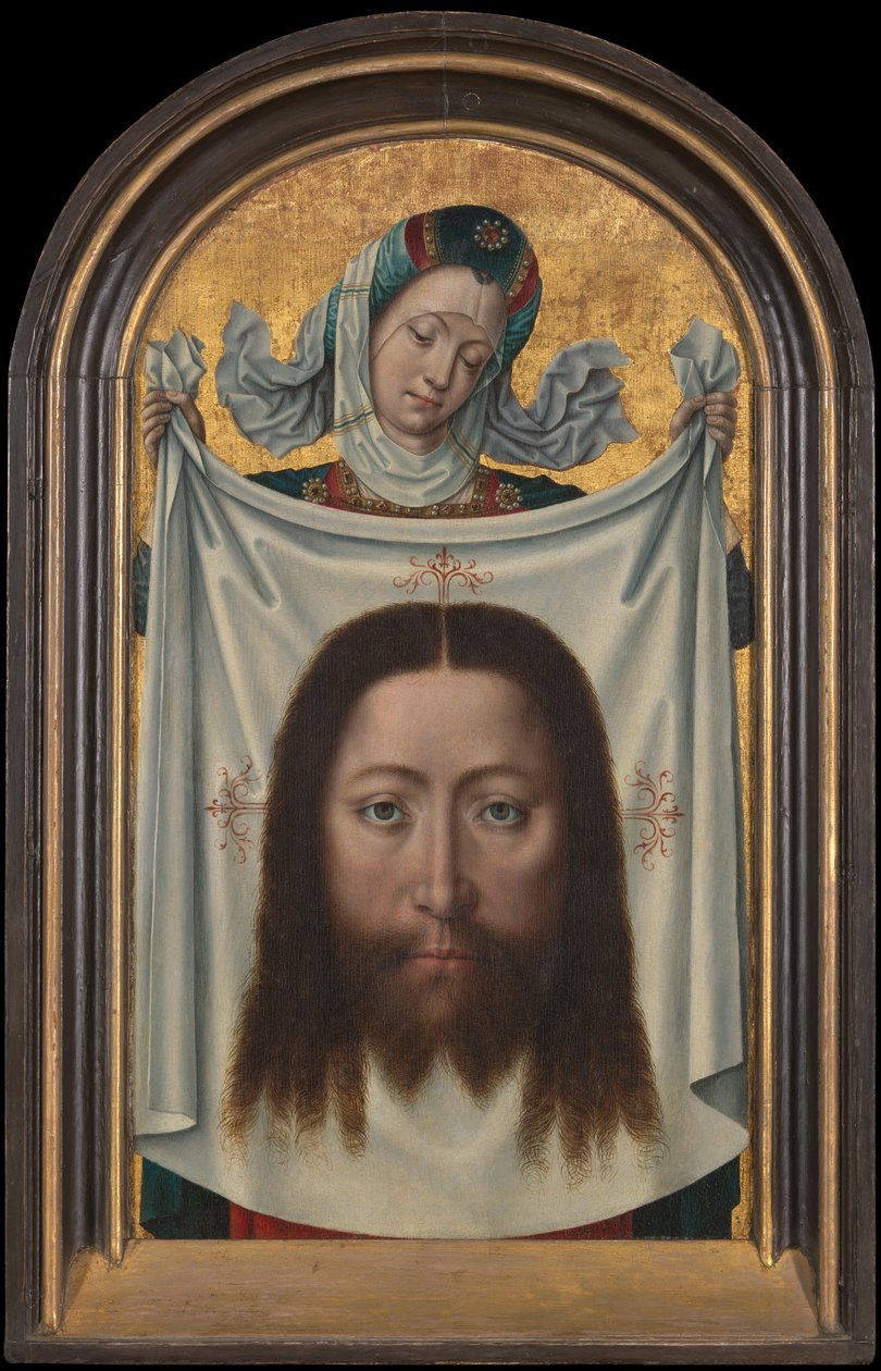 Pyhä Veronica, n. 1480. tekijältä Master of the Legend of St. Ursula