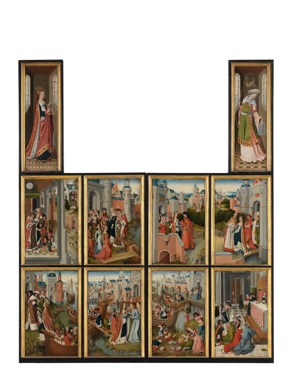 Pyhän Ursulan legenda tekijältä Master of the Legend of St. Ursula