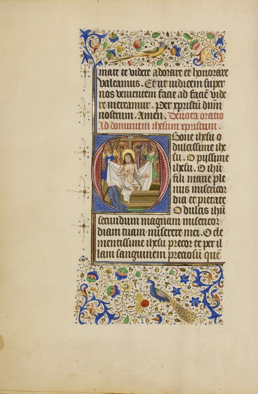 Alkuperäinen O: The Man of Sorrows tekijältä Master of the Llangattock Hours