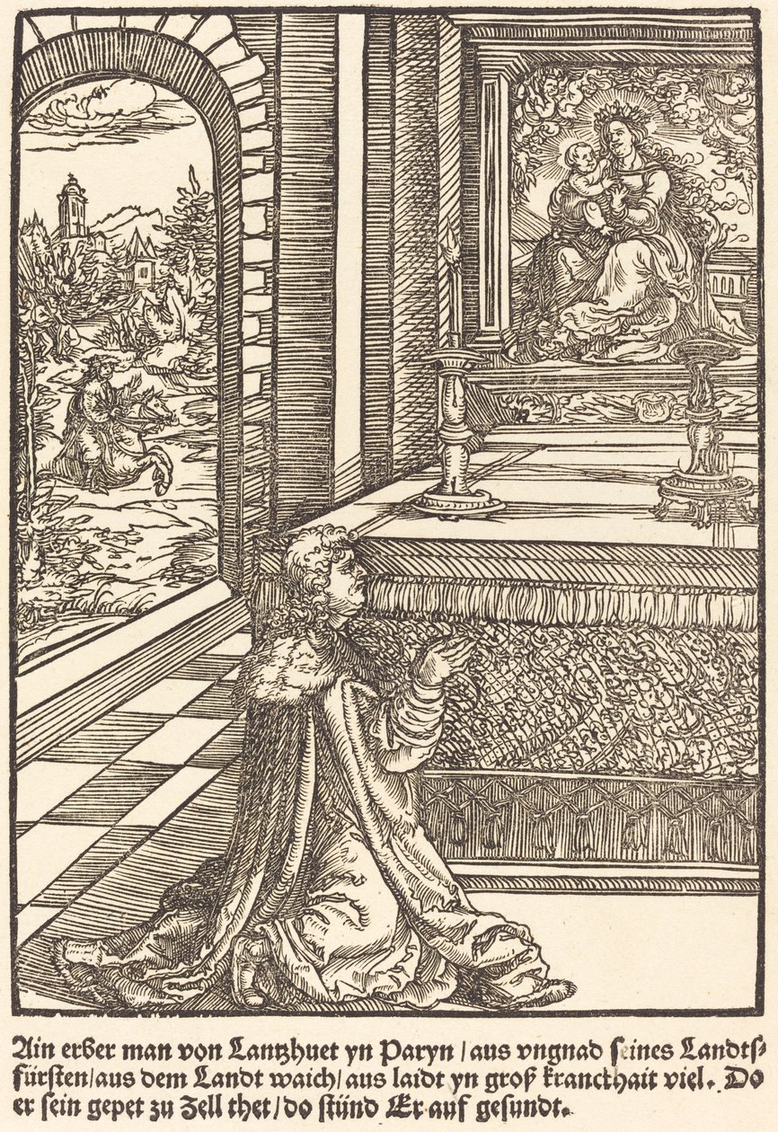 Ain erber man von Lanshuet... tekijältä Master of the Miracles of Mariazell