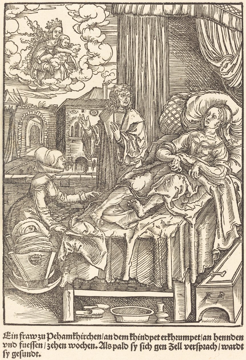 Rikkomus Pehamin kirkoille... tekijältä Master of the Miracles of Mariazell