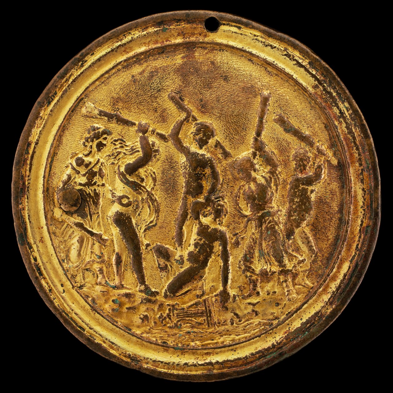 Orpheuksen kuolema, 1400-luvun neljäs neljännes. tekijältä Master of the Orpheus Legend