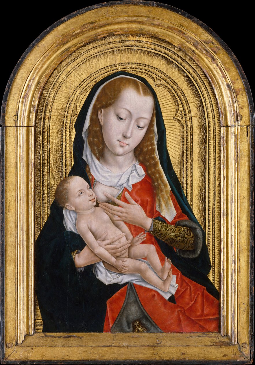 Neitsyt ja lapsi, 1475-1499 tekijältä Master of the Saint Ursula Legend