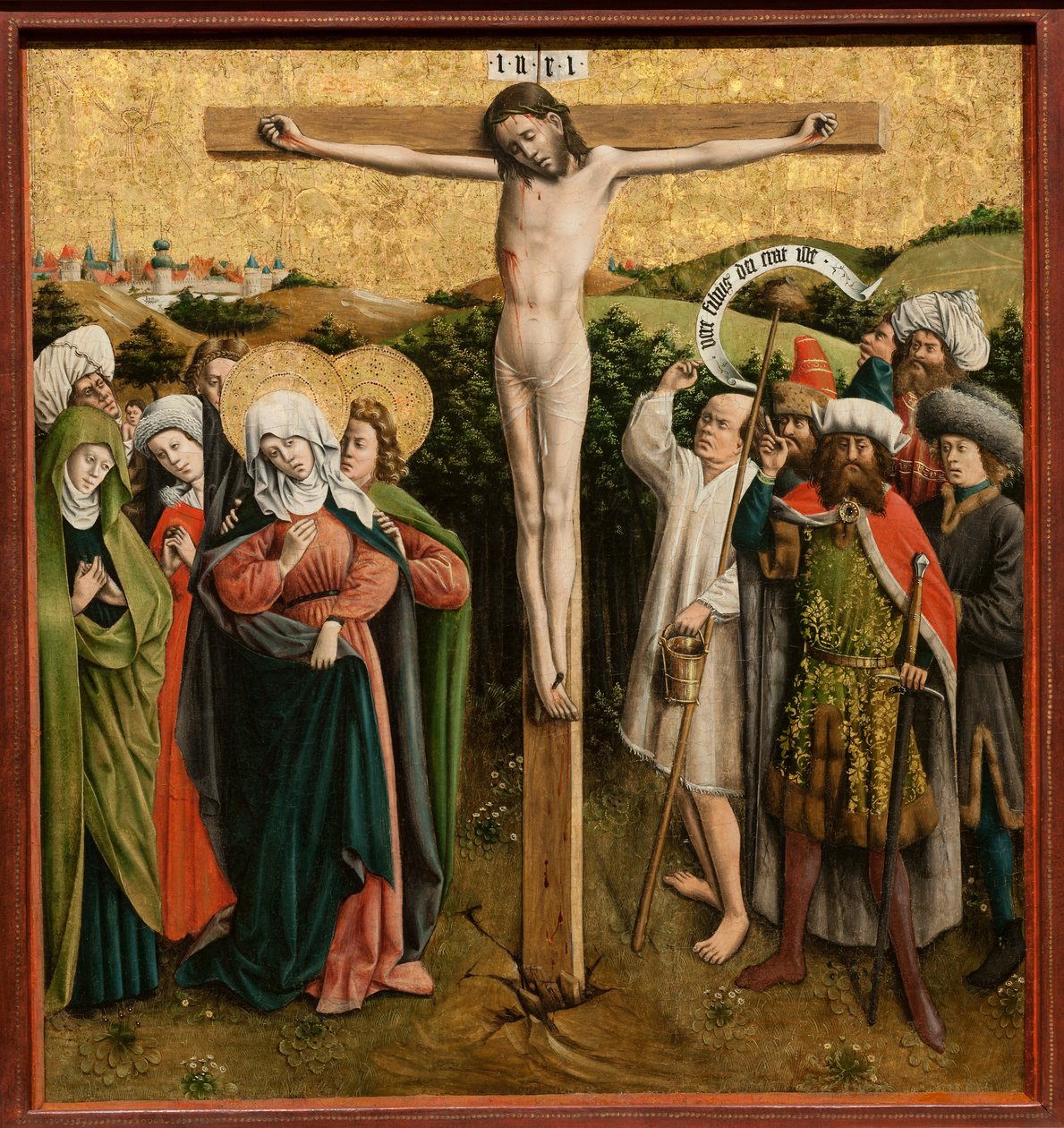 Alttaritaulu Kristuksen kärsimyksellä tekijältä Master of the Schlägl Altarpiece