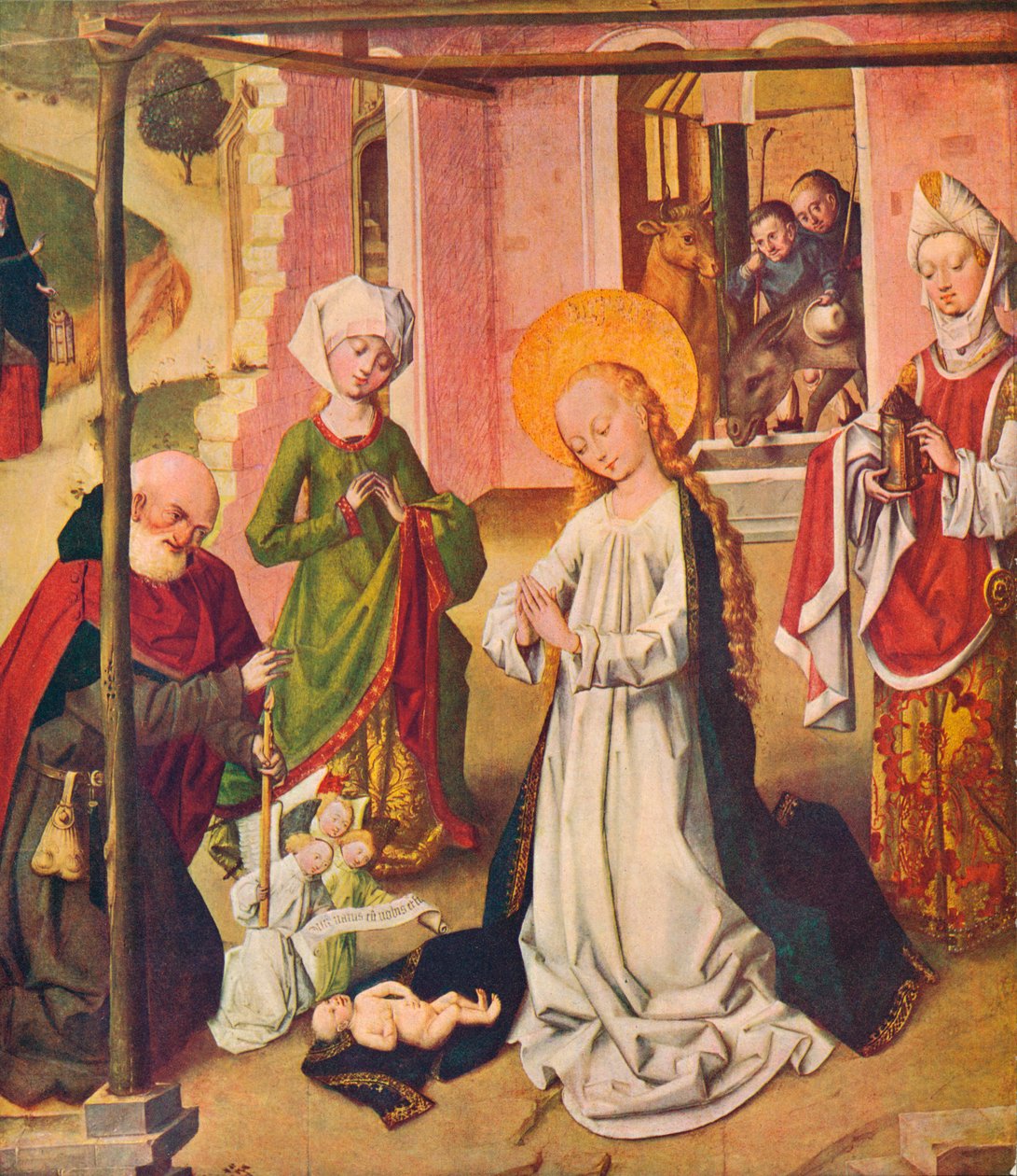 Lapsen palvonta, c1480 1907 tekijältä Master of the St Bartholomew Altarpiece