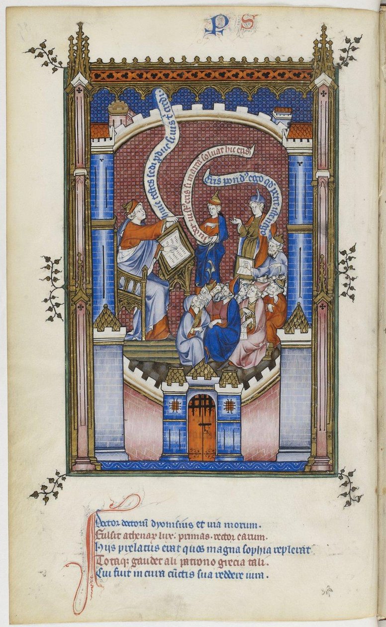 Saint Denisin elämä, 1317 tekijältä Master of the Vie de saint