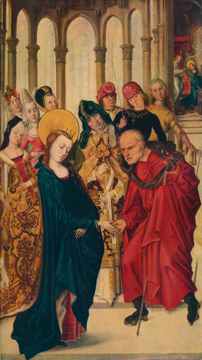 "Neitsyen häät", 1400-luku tekijältä Master of the View of Ste